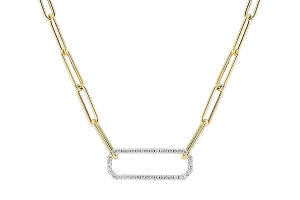 B328-54994: NECKLACE .50 TW (17 INCHES)