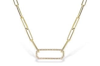 B328-54994: NECKLACE .50 TW (17 INCHES)