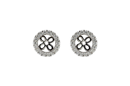 F242-22194: EARRING JACKETS .24 TW (FOR 0.75-1.00 CT TW STUDS)