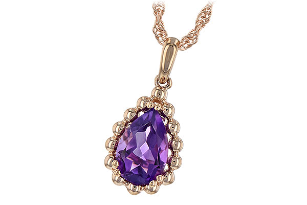 G244-04066: NECKLACE 1.06 CT AMETHYST