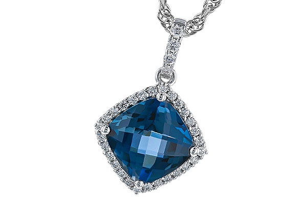 D328-58585: NECK 1.09 LONDON BLUE TOPAZ 1.20 TGW