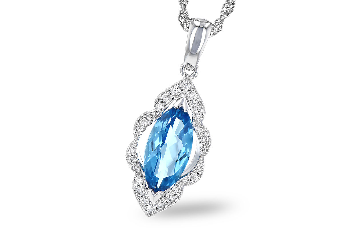 E327-70439: NECK 1.26 BLUE TOPAZ 1.37 TGW