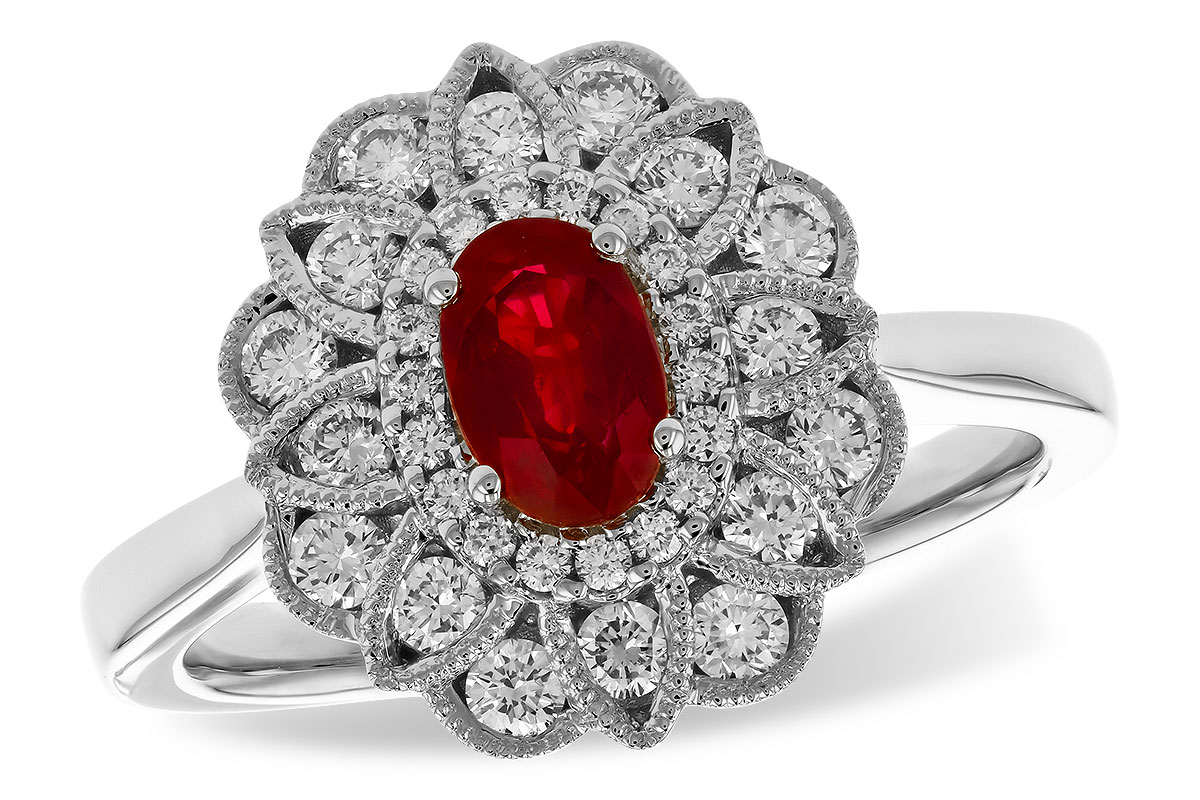 E328-62212: LDS RG .55 TW RUBY 1.07 TGW (6x4MM RUBY)