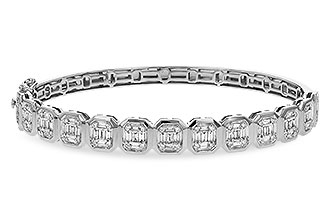 H329-45884: BANGLE .81 TW BAGUETTE 1.00 TW