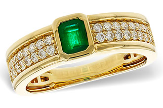 H329-52257: LDS RG .42 EMERALD .75 TGW (5x4MM EM)