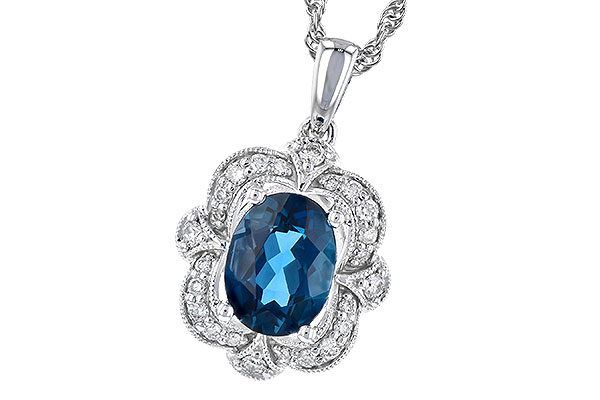 L327-70393: NECK 1.35 LONDON BLUE TOPAZ 1.50 TGW